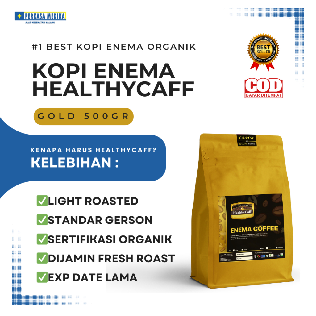 

Jual Kopi Organik untuk Enema Kopi Light Roast ( LR ) Gold Roast Perkasa Medika Malang