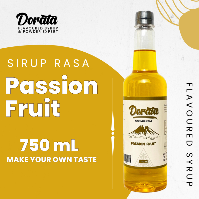 

Syrup Passion Fruit Dorata 750 ml - Sirup Dorata Rasa Passion Fruit Premium