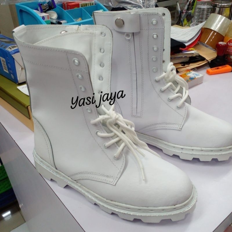 SEPATU PDL PATAKA WARNA PUTIH FULL