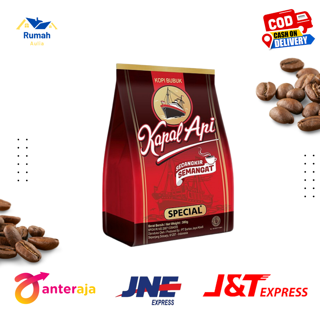 

KOPI KAPAL API SPECIAL MERAH - Kopi Hitam Premium yang Nikmat dan Menyegarkan - Kemasan Gift 380 Gram