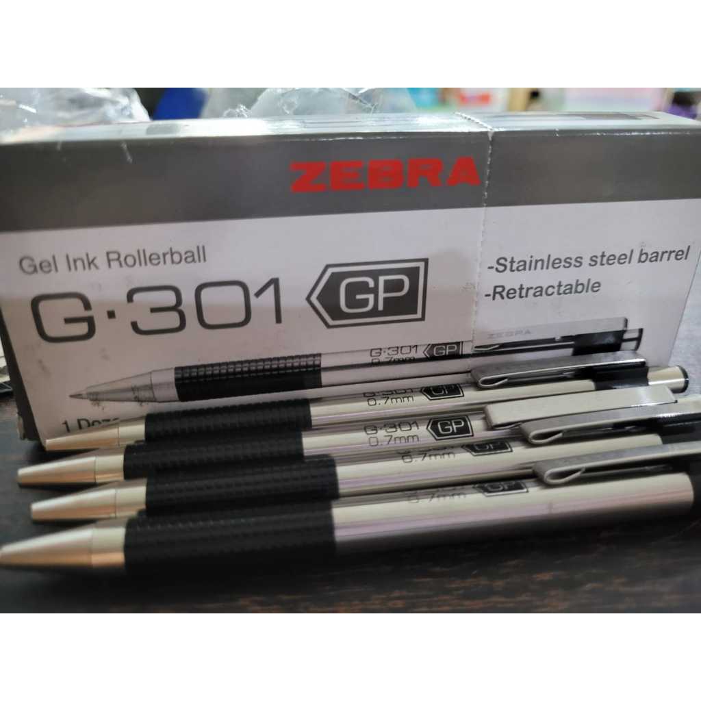 

BOLPEN Zebra G 301 0,7 MM RETRACABLE STAINLESS