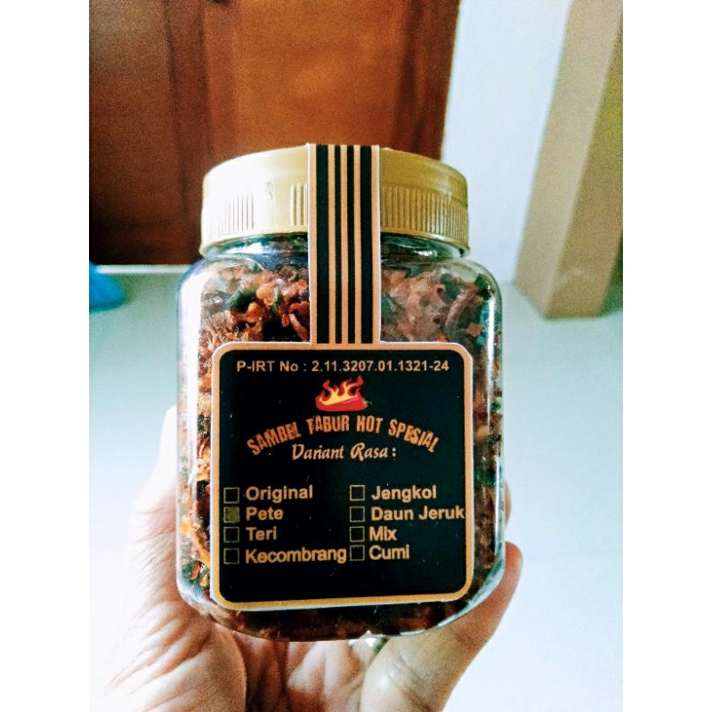 

sambel tabur tolenjeng jeletet varian pete