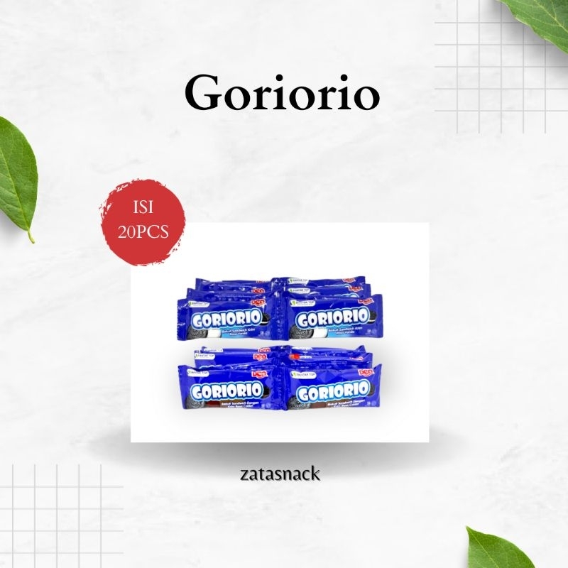 GORIORIO 1 pak isi 20pcs