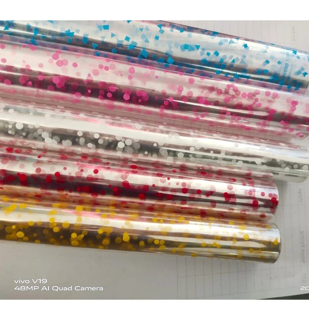 

Plastik totol per pack isi 60 lembar Ukuran 32 x 50