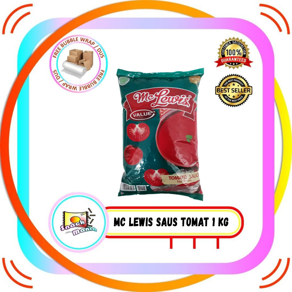 

Mc. Lewis Tomato Sauce 1 kg Saus Tomat Saos