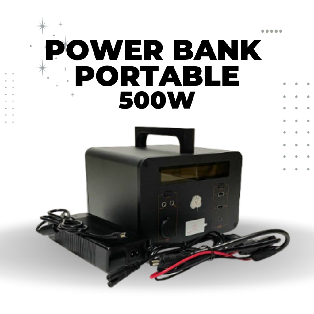 Generator Mini Tenaga Surya Portabel 500wh