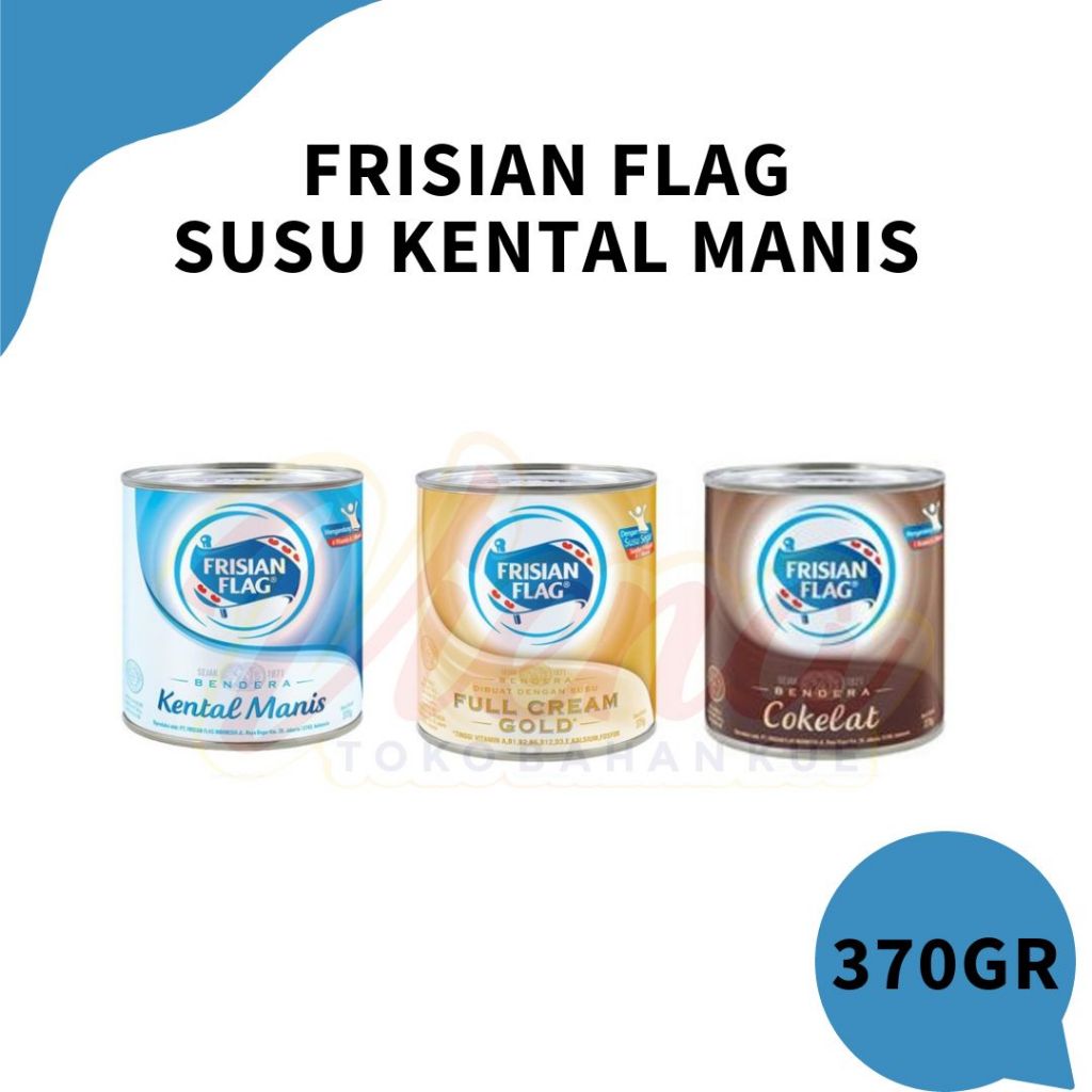 

Frisian Flag Bendera Kaleng 370gr Kental Manis / Coklat / Gold Putih