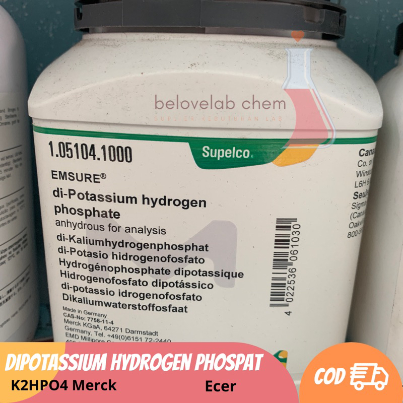 Dipotassium Hydrogen Phospat K2HPO4 Merck Ecer