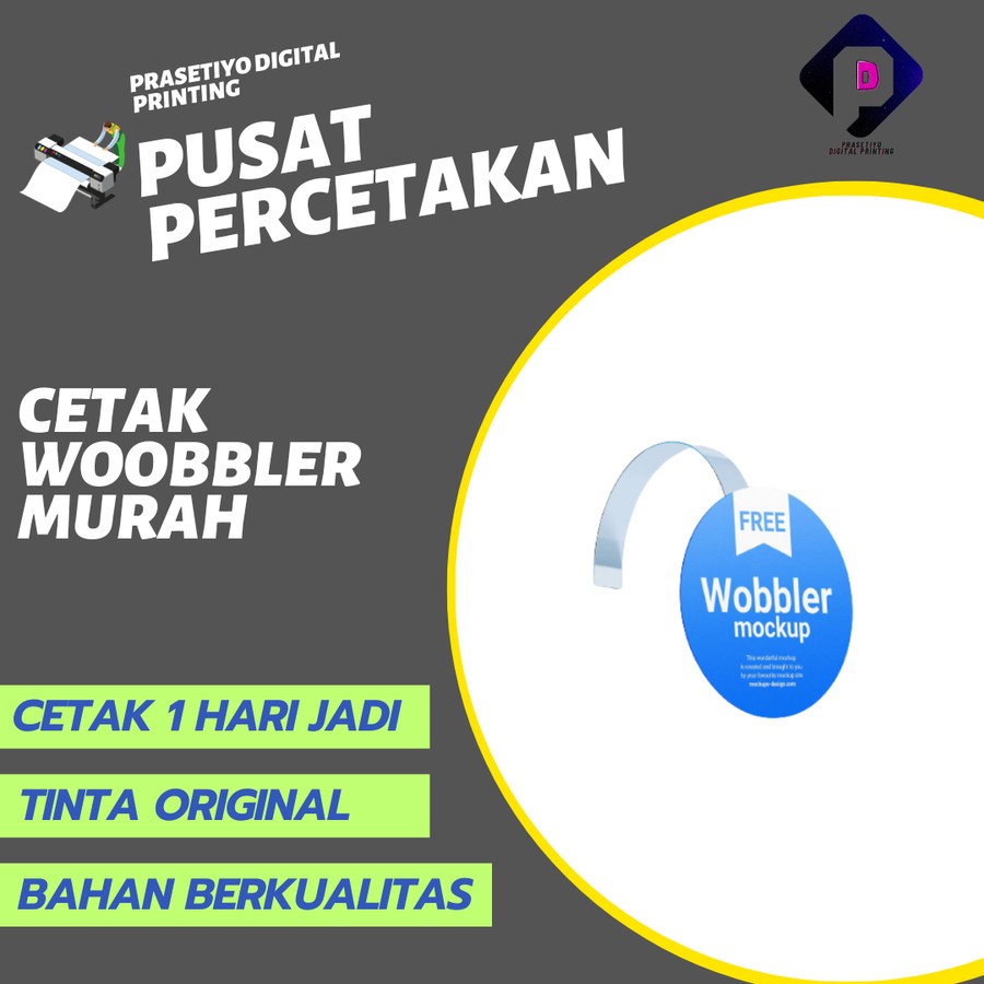 

Cetak Woobbler AC260 berkualitas Bisa custom desain dan ukuran