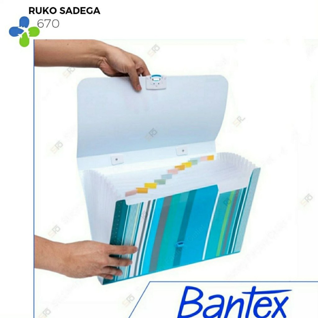 

Expanding File Bantex F4 Fancy Stripes - 3608 - Hijau