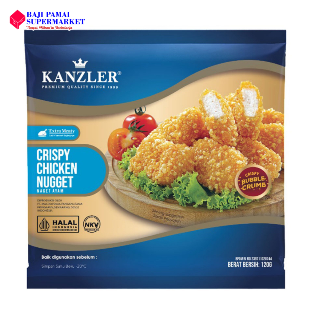 

Kanzler Chicken Nugget Crispy 120gr