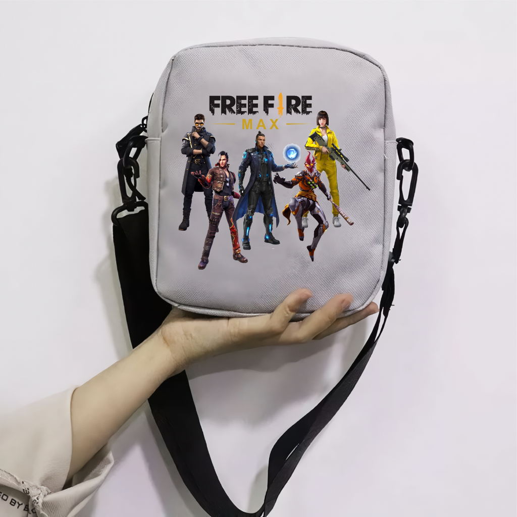 PVJ Tas Selempang Anak Karakter FF Tas Anak Laki Laki Perempuan