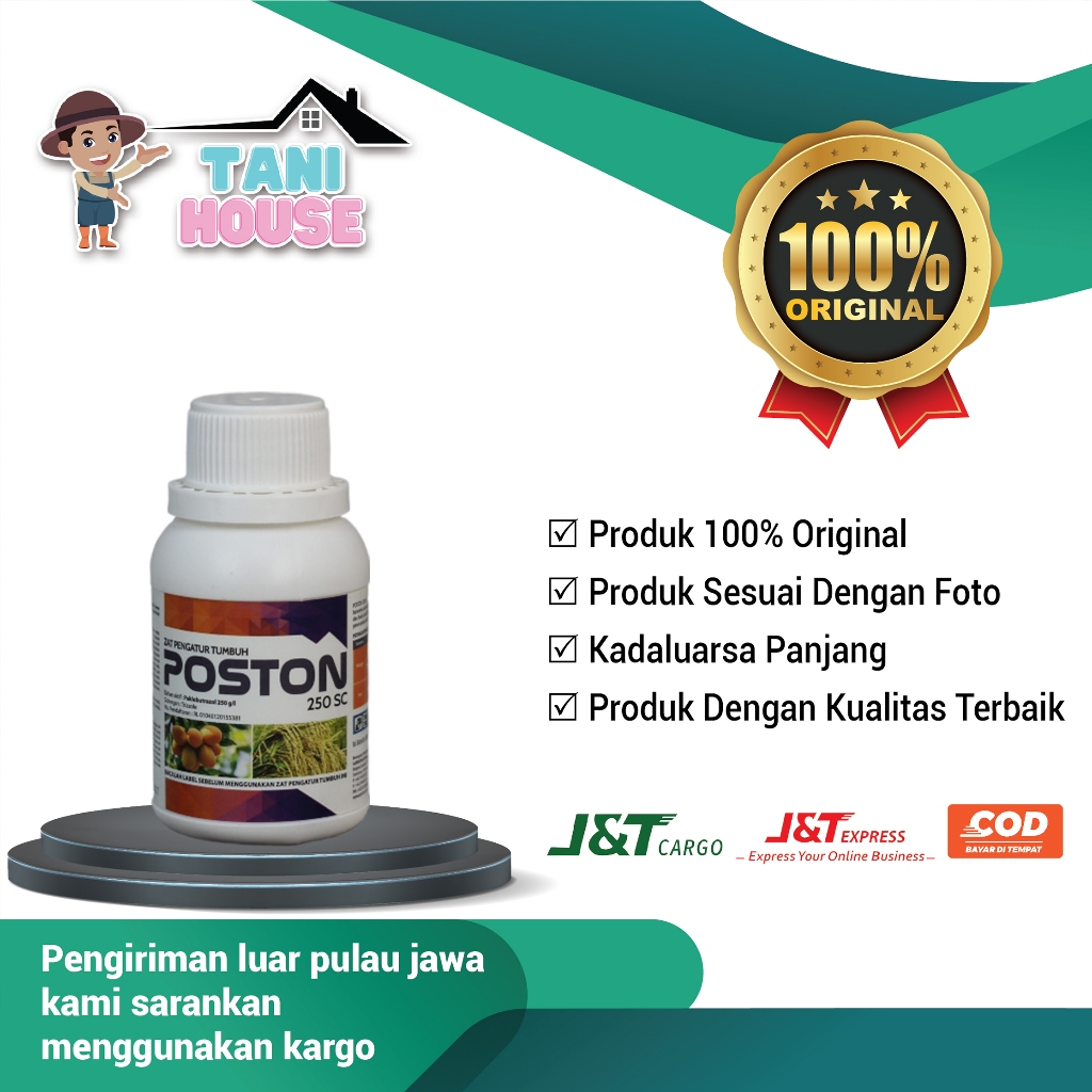 POSTON ZPT 80 ML Zat Pengatur Tumbuh Poston 250 SC Paklobutrazol 250SC Poston Original