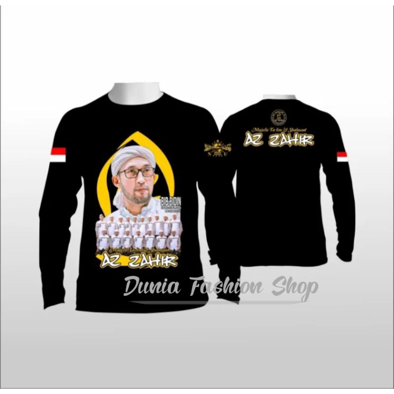 KOAS LENGAN PANJANG MAJELIS AZ ZAHIR DISTRO//KAOS ZAHIR MANIA TERBARU