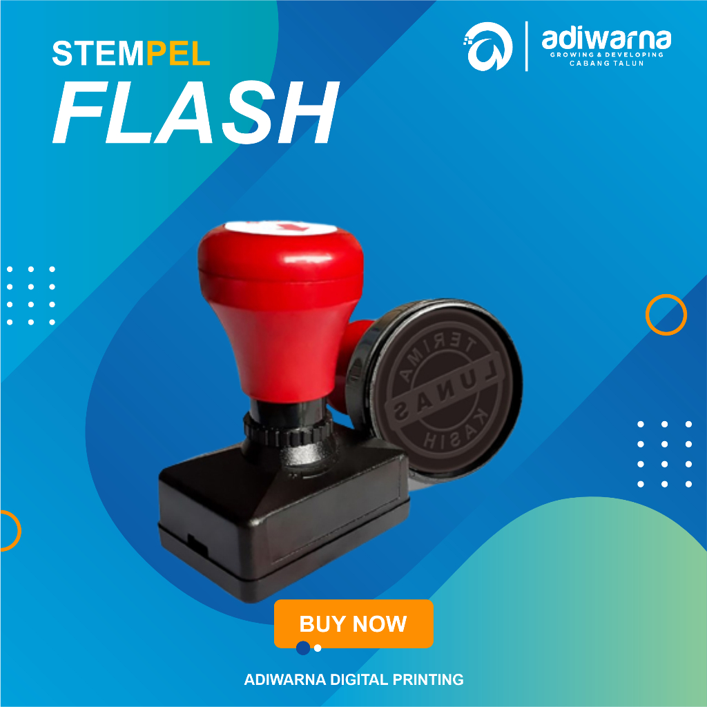 STEMPEL FLASH | STEMPEL WARNA | STEMPEL FLASH CUSTOM | STEMPEL CUSTOM