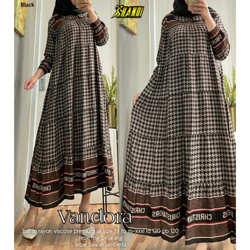 VANDORA LONG TUNIK  SUPER JUMBO RAYON VISCOS PREMIUM LD 120 CM PB 120 CM