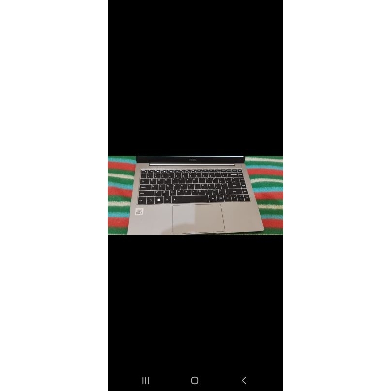 second laptop infinix ram 4gb ssd 256gb fullset