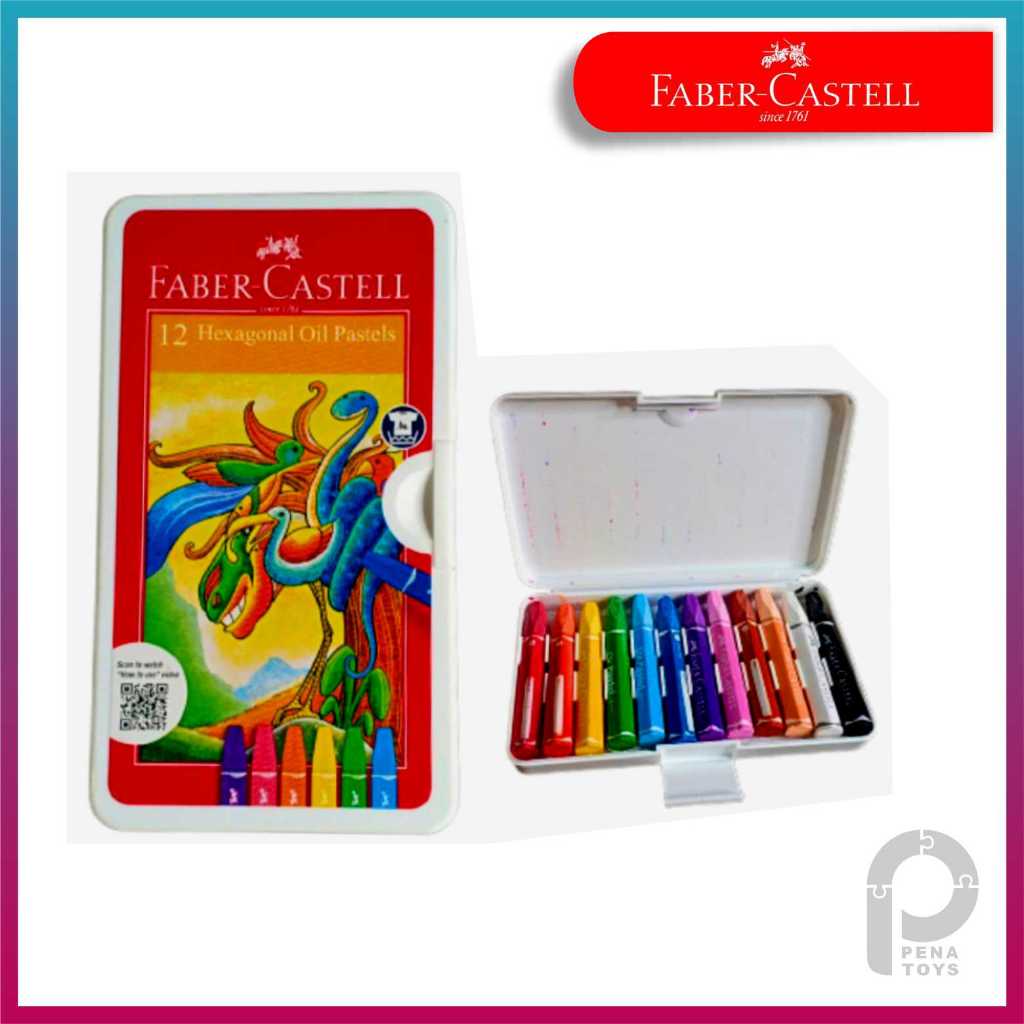 

Crayon 12 Warna Oil Pastel Faber Catell Hexagonal