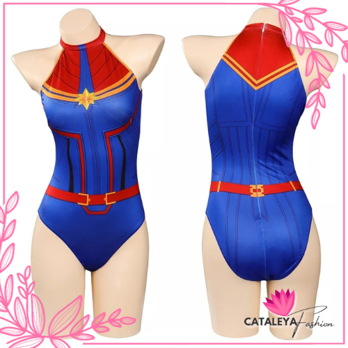 Cataleya Lingerie  Bodysuit Sexy Costume Cosplay Superhero Baju Renang Elastis 1295