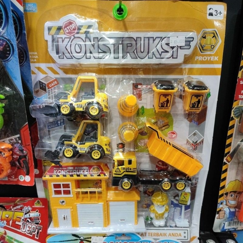 MAINAN TRUK KONSTRUKSI PROYEK SET