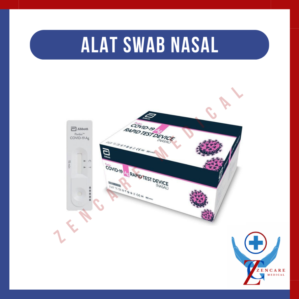 Alat Tes Swab Antigen Nasal Panbio Abbott AKL Eceran Per Set