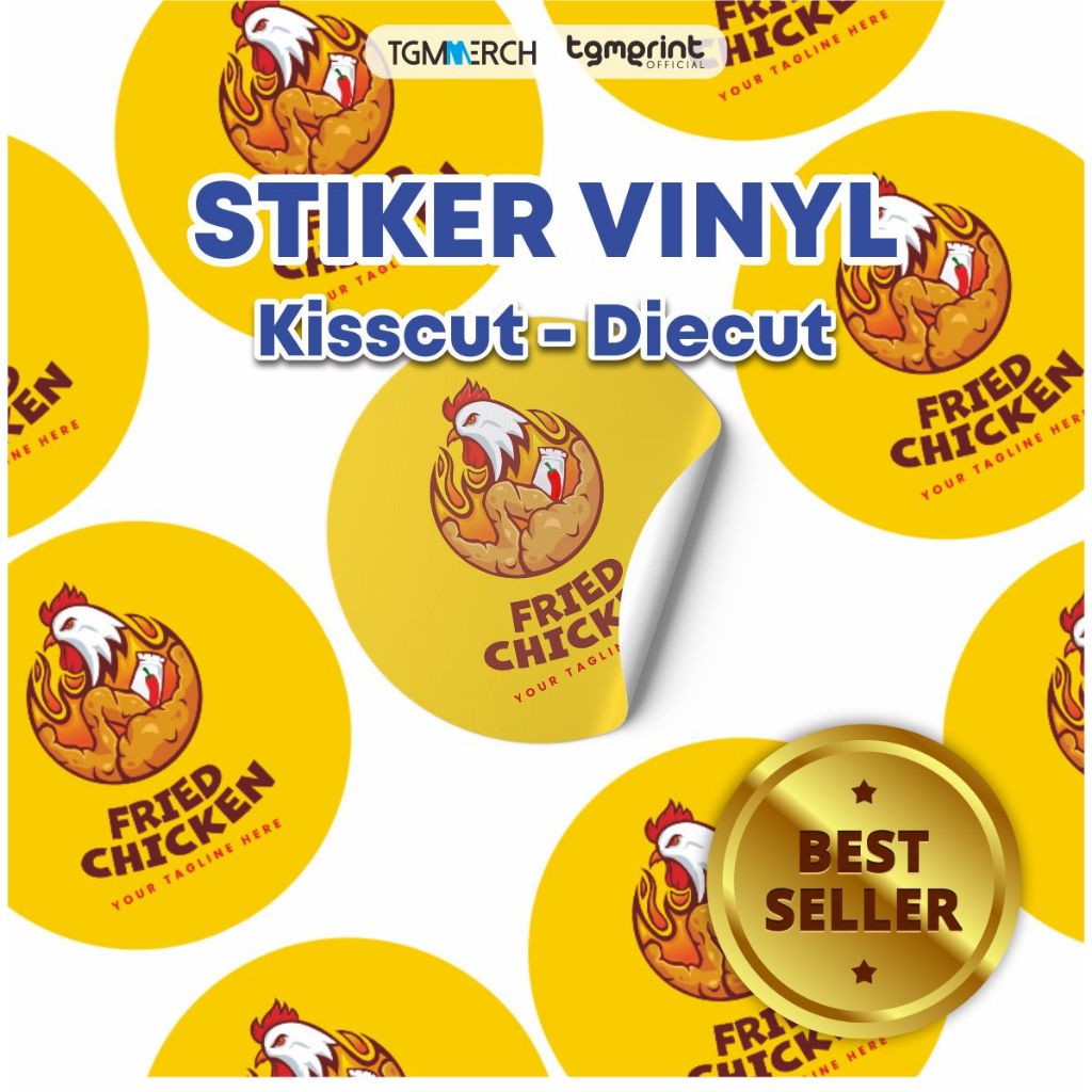

TGM MERCH - Cetak Stiker Vinyl A3+ + Kisscut | TGM MERCH