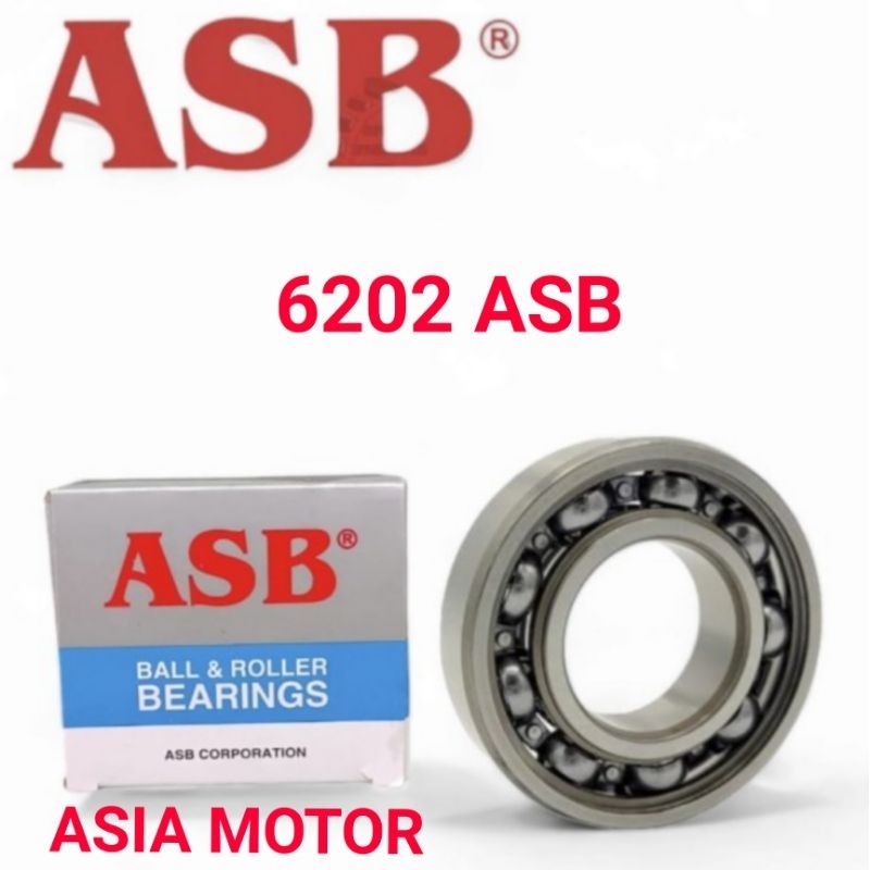 Bearing Laher 6202 ASB Bering Laker Klaher Klaker 6202 ASB Ukuran 15x35x11 mm