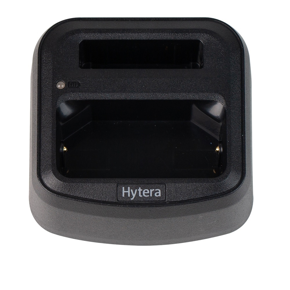 Dual Desktop Charger HT Hytera PNC380 Original Docking Charger Hytera CH20L17 Baru