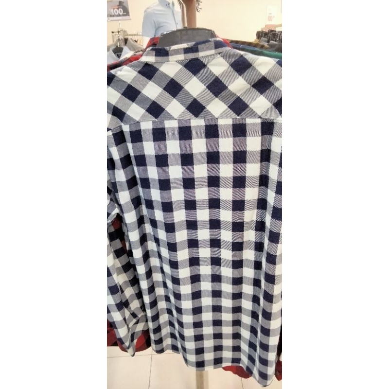 Kemeja Scotch Kemeja cowok Lengan panjang flanel Murah