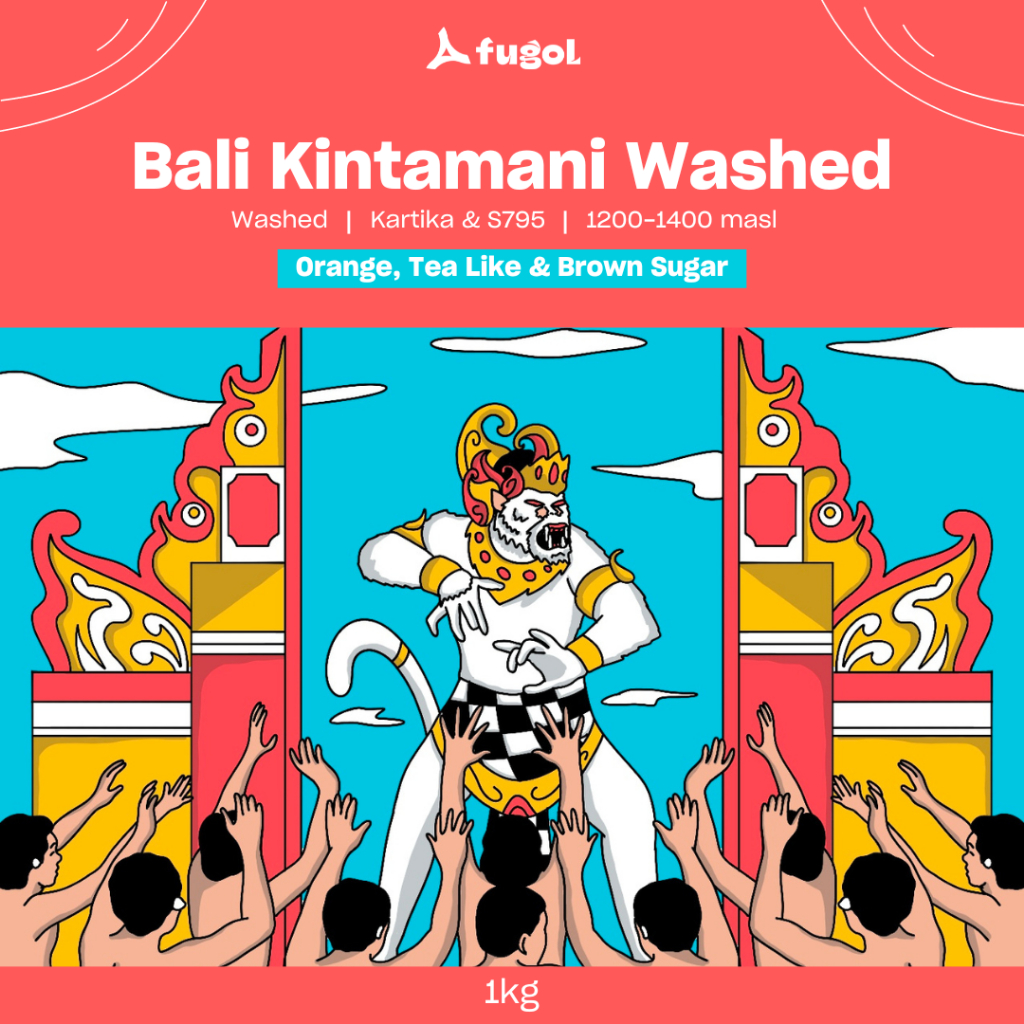 

Bali Kintamani Washed (1 KG) Single Origin Specialty Coffee