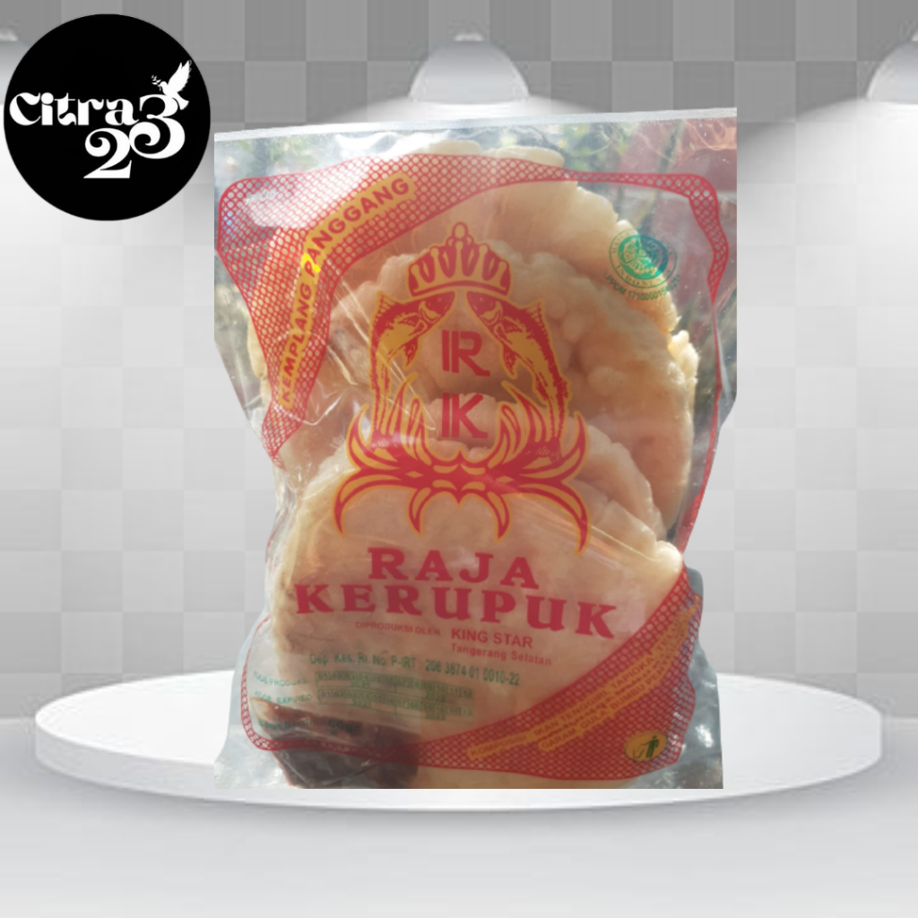 

Kerupuk Kemplang Bangka Merk Raja Kerupuk - Isi 4 Pcs Gurih Nikmat Pedas !!