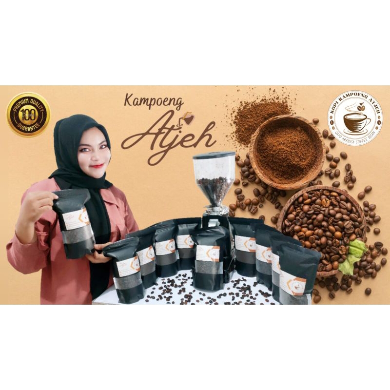 

Kopi Kampoeng Atjeh Gayo Arabika Aceh Asli - Biji Kopi 200gr