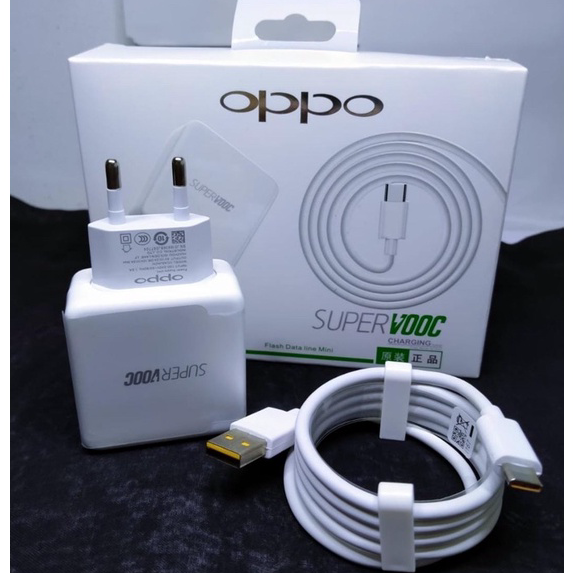 CUCI_GUDANG Charger Oppo Tipe-C Original100% VOOC Fast Charging/Charger Oppo FindX A5 2020 A9 2020 Reno2 Reno 2F