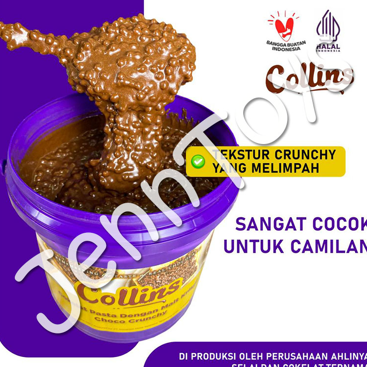 

Ready JennToys - COLLINS CRUNCHY - COKLAT VIRAL