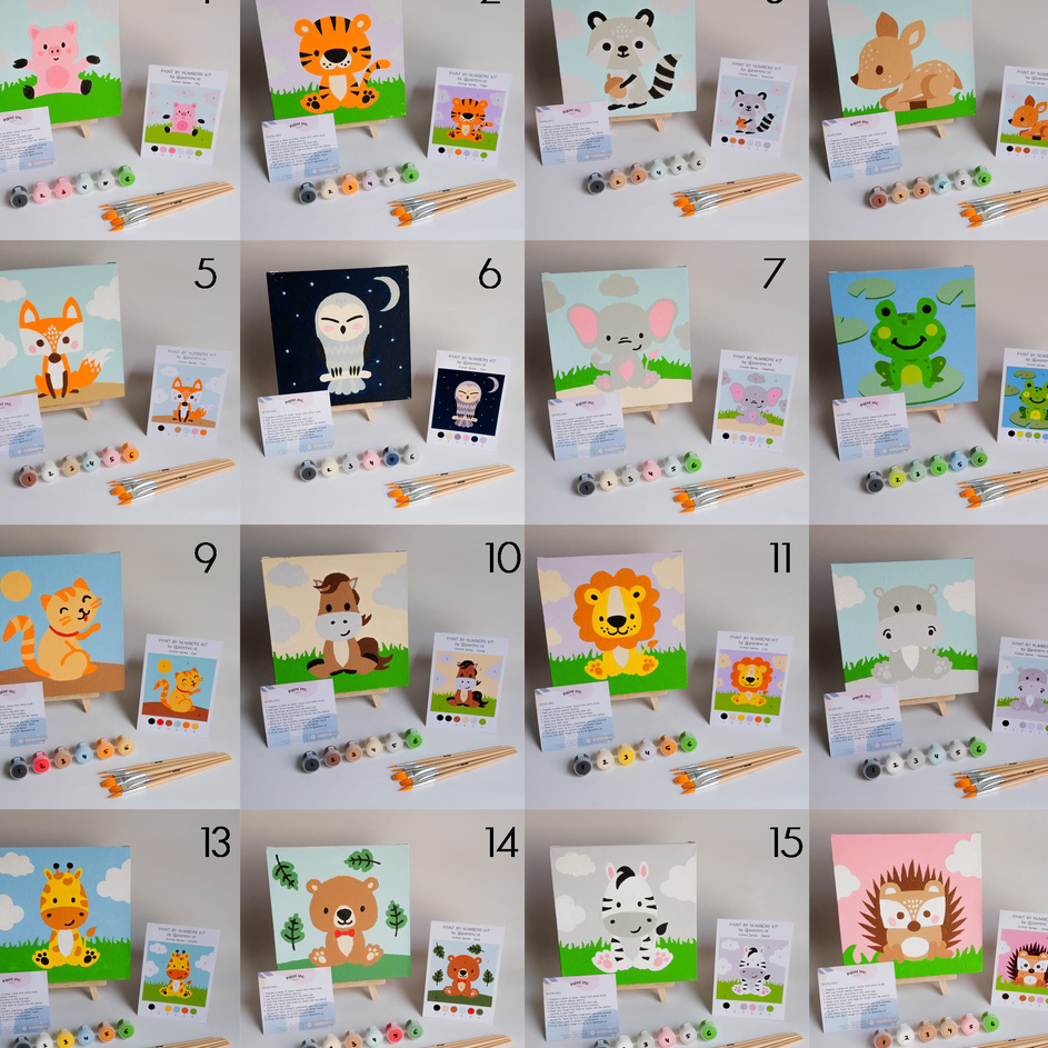 

Serba Murah Paint by Numbers Kit: Animal Series | Paint Inc. ID | Painting Kit | Paint by Number | Gifts | Hadiah | Hampers