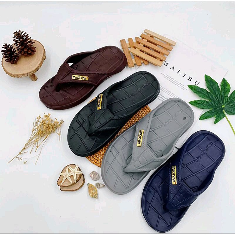 Sandal Jepit Inkayni YK-6039 Pria Karet | Sandal Jepit Karet Pria | Sandal Karet Pria Inkayni