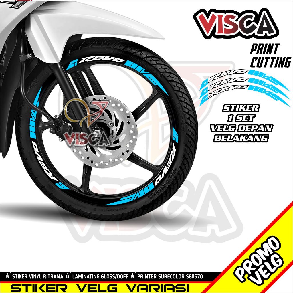 Stiker Velg List Velg Motor Stiker Velg Revo Variasi Revo Abstrack