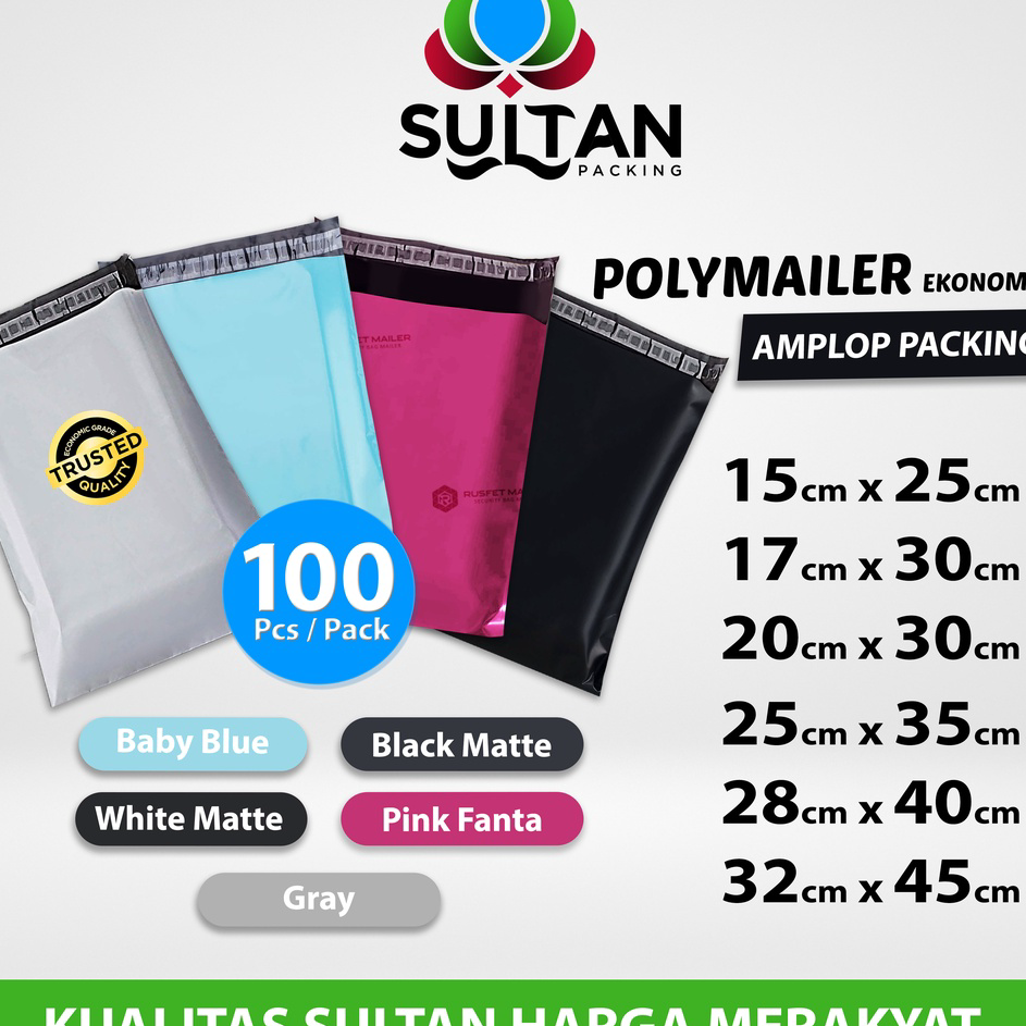 

Ready Stock Polymailer Pack Termurah Amplop Plastik Packing Olshop Ekonomis