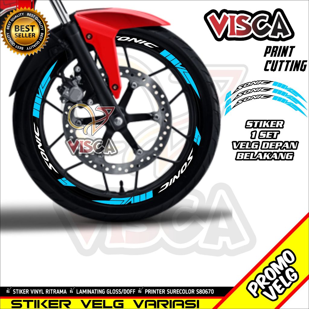 Stiker Velg List Velg Motor Stiker Velg Sonic  Variasi Sonic Abstrack