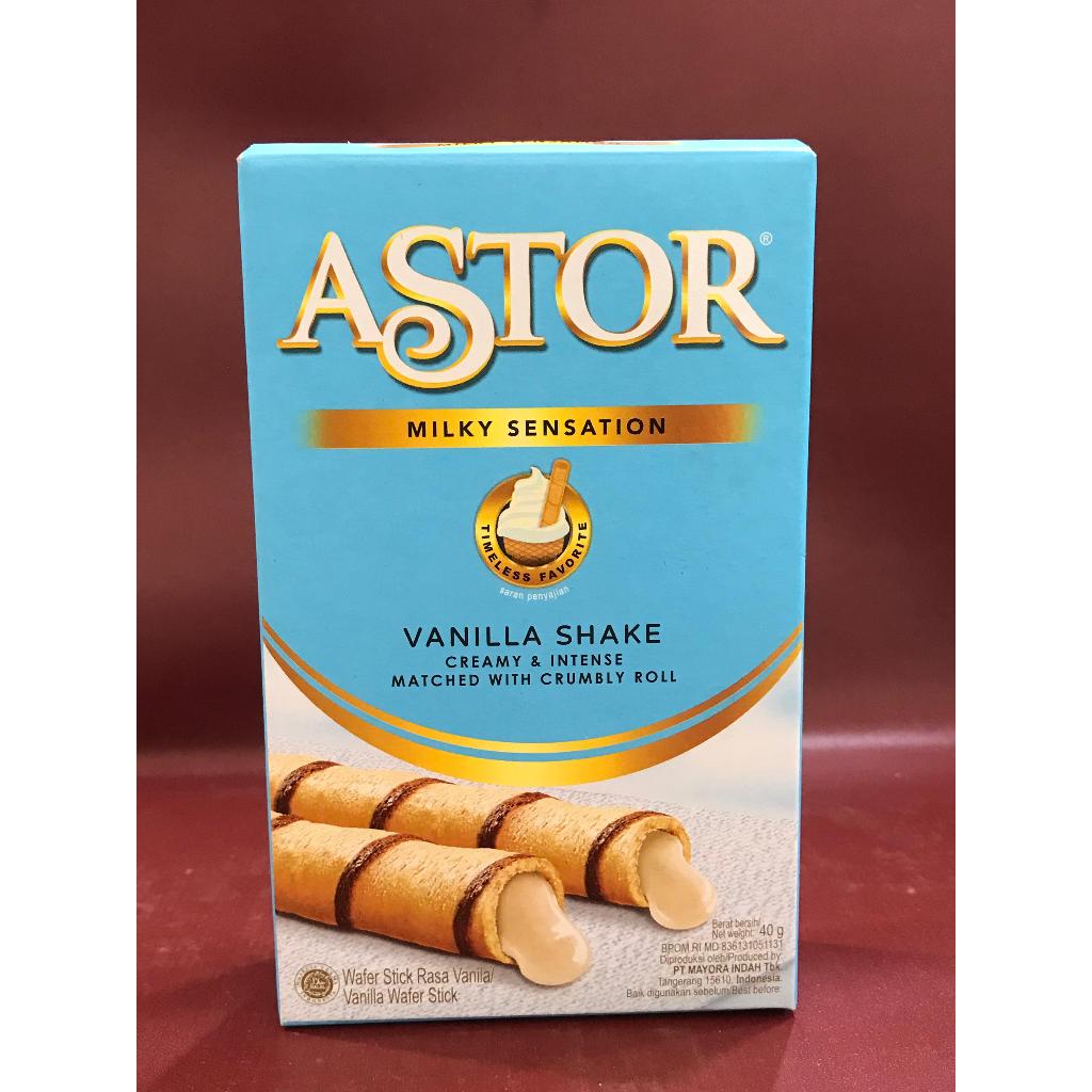 

Astor Vanilla Shake 40G - Cemilan Astor Rasa Vanila