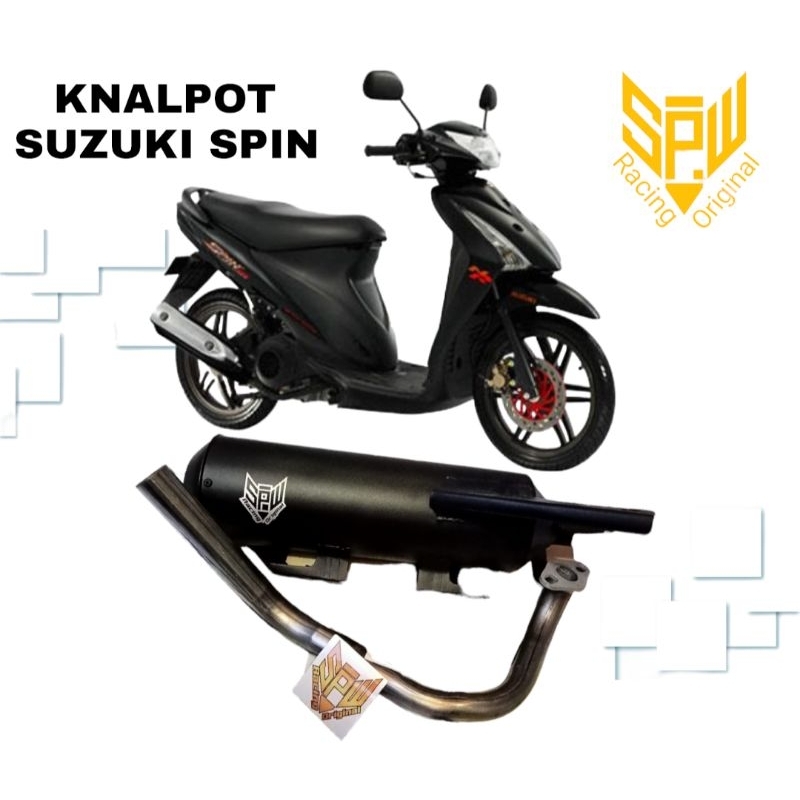 Knalpot Racing Original SKP copy cms SUZUKI SPIN ngebas adem PNP