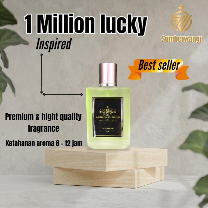 [ 1 LUCKY MAN ]  - PARFUM BIBIT BERKUALITAS TAHAN LAMA RACIKAN BISA PILIH.
