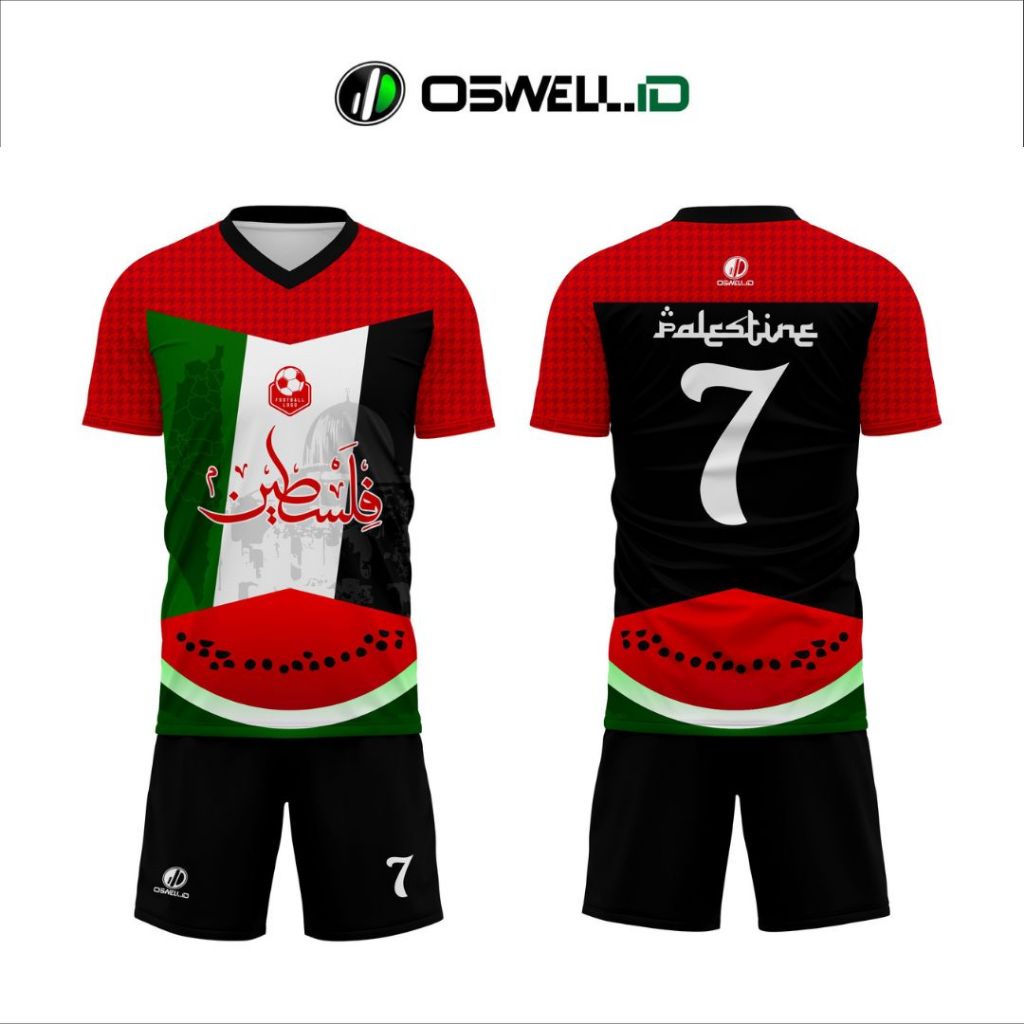 Jersey Futsal dan Sepak Bola PALESTINA Save Palestine Watermelon Palestine Full Printing Premium [OS