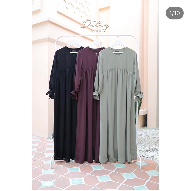 DITSY OFFICIAL • DITSY FEBRUARI 2024 • DITSY MOSLEM • LYSSIA GALAXY NIDA BLACK • SIZE XL, XXL