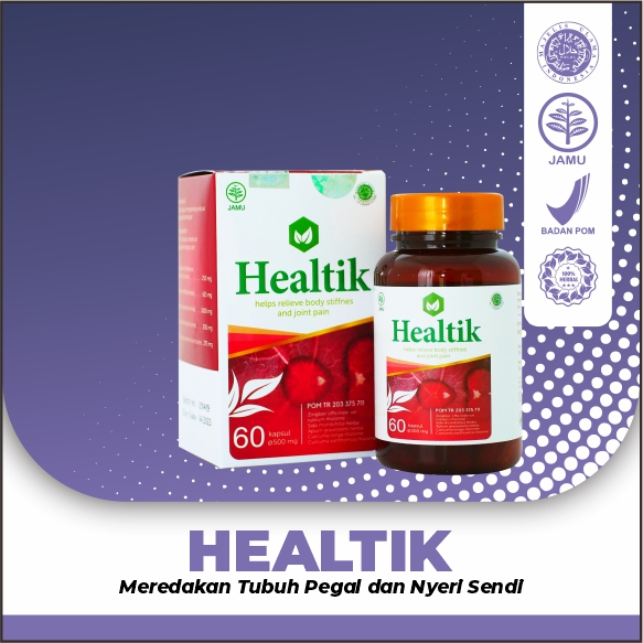 BPOM HEALTIK OBAT HERBAL REMATIK DAN ASAM URAT | HEALTIK ASLI