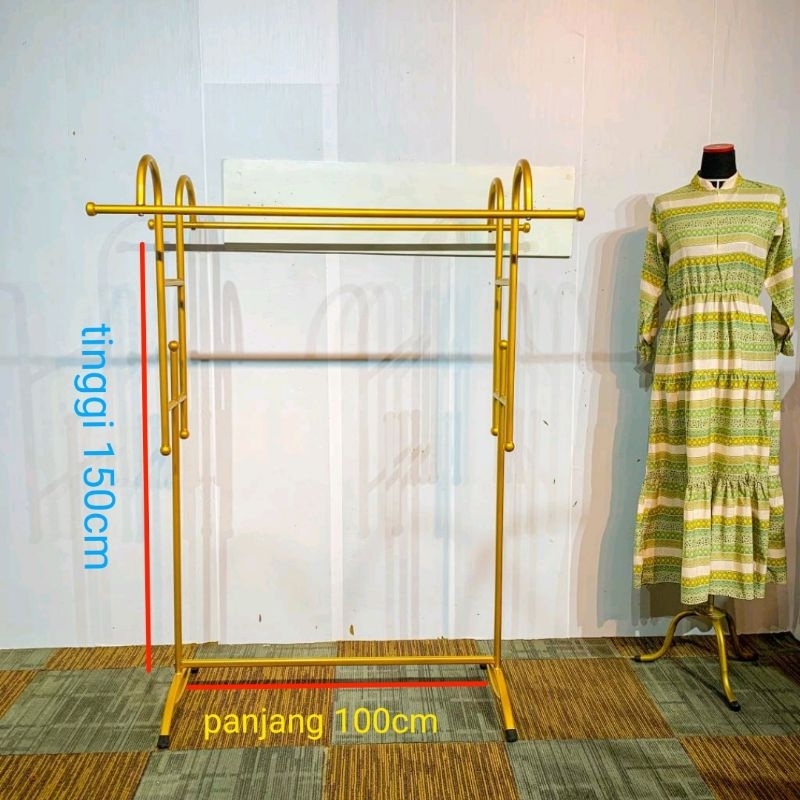 GANTUNGAN BAJU (RIRI ) NO RODA / GAWANG BAJU MURAH / DISPLAY GANTUNGAN BAJU TRRLARIS / stanhanger ga