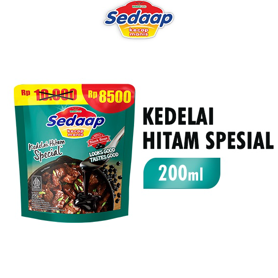 

➮➟✤ Sedaap Kecap Kedelai Hitam Spesial Refill Pouch 200 ml Dijual Murah