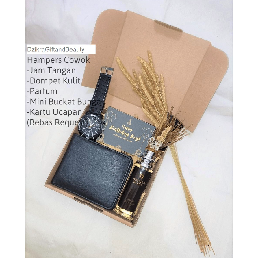 Promo TerbatasZz6Z0 [Dijamin Real Pict] Hampers Kado Ulang Tahun Cowok Kekinian Hadiah Perayaan Hari
