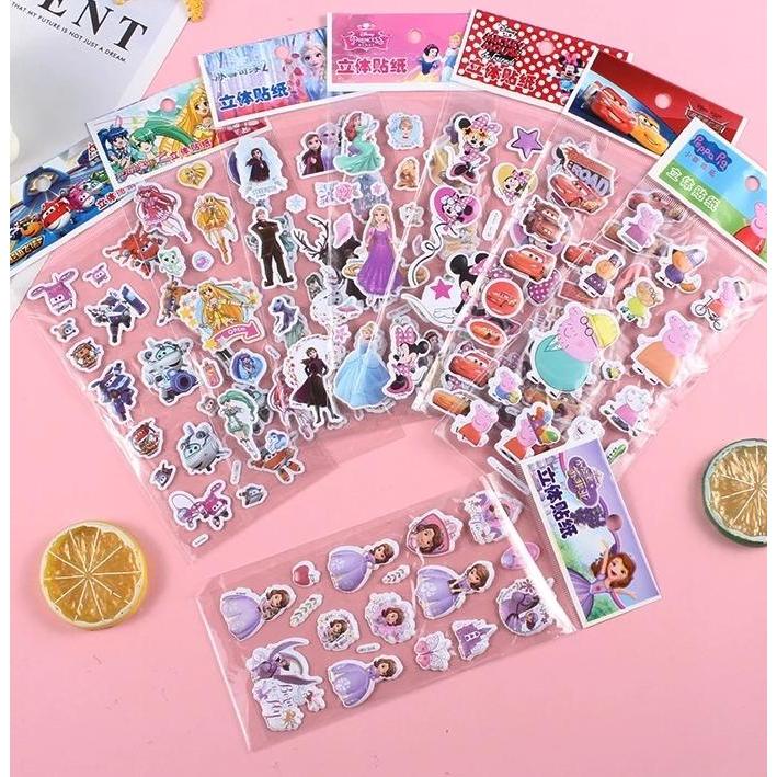 

[WRSR27] STIKER TIMBUL RANDOM STIKER ANAK 3D STIKER KARAKTER MAINAN ANAK STICKER MURAH STIKER ISI BANYAK