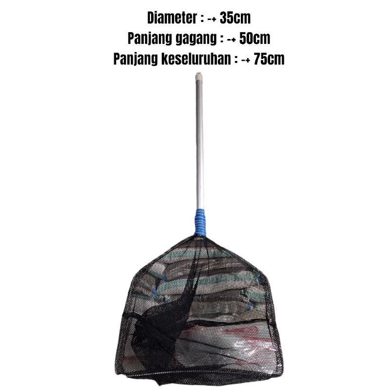 serokan saringan ikan besar nila koi louhan patin gagang almunium